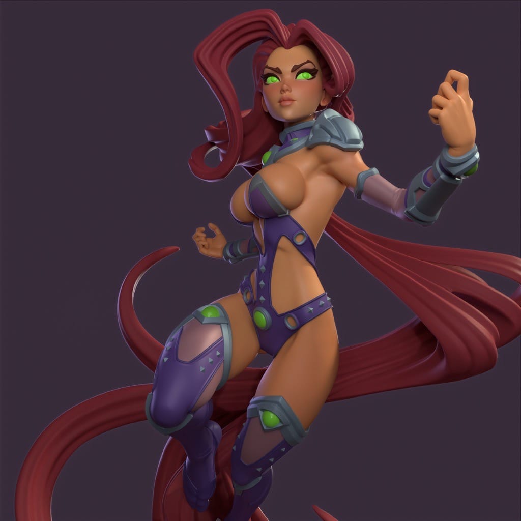 P站图纸印象馆 Dinamuuu 3D DC漫画 星火 Dinamuuu 3D DC漫画 星火