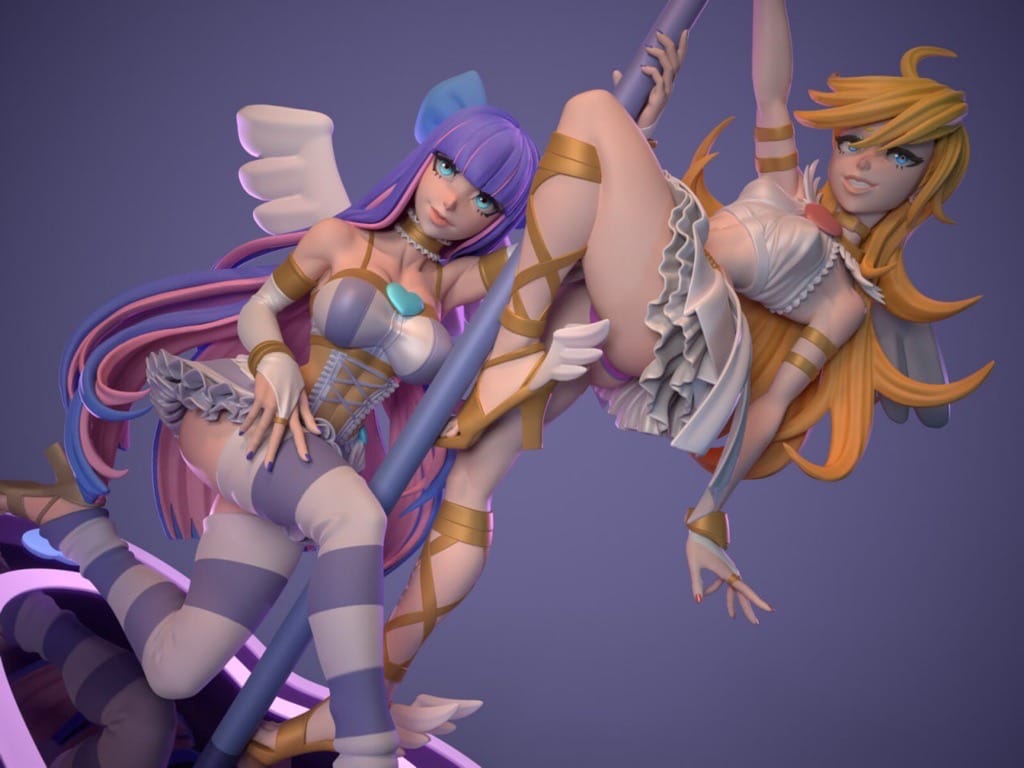 P站图纸印象馆 Dinamuuu 3D 吊带袜天使 Dinamuuu 3D 吊带袜天使