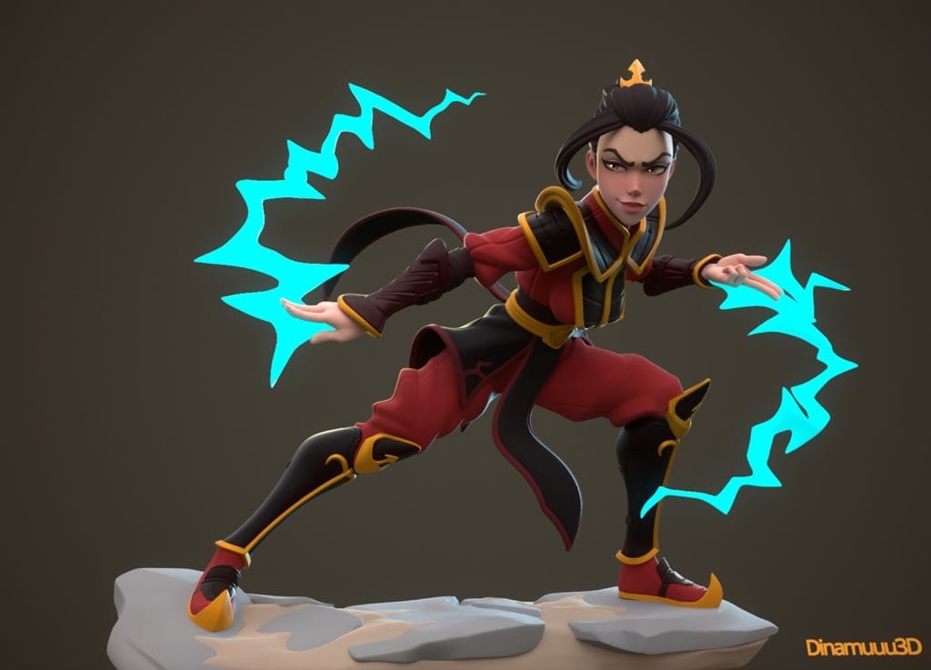 P站图纸印象馆 Dinamuuu 3D 降世神通 最后的气宗 阿祖拉 Dinamuuu 3D 降世神通 最后的气宗 阿祖拉