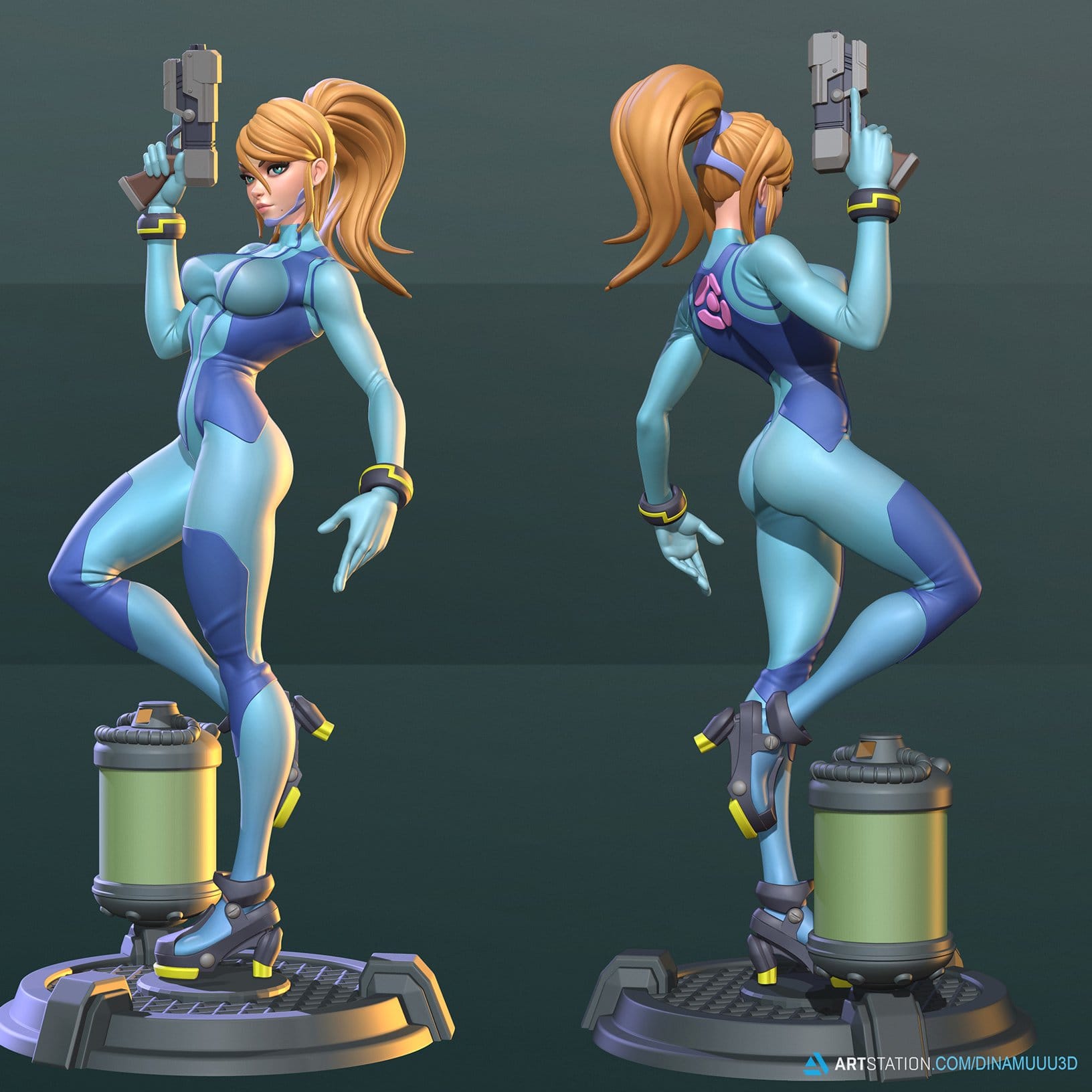 P站图纸印象馆 Dinamuuu 3D 银河战士 萨姆斯·阿兰 Dinamuuu 3D 银河战士 萨姆斯·阿兰