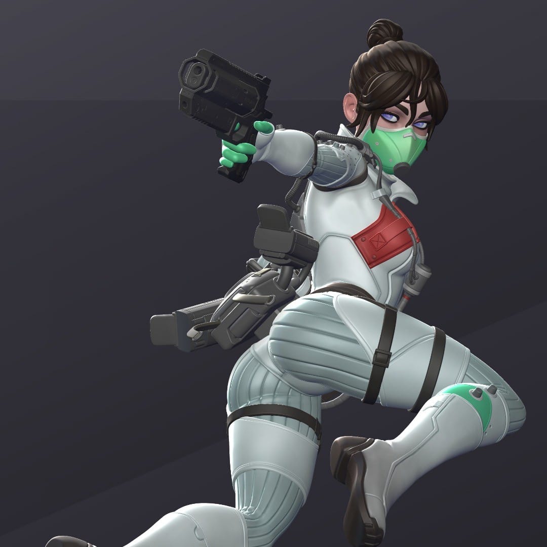 P站图纸印象馆 Dinamuuu 3D apex英雄 刺客恶灵 Dinamuuu 3D apex英雄 刺客恶灵