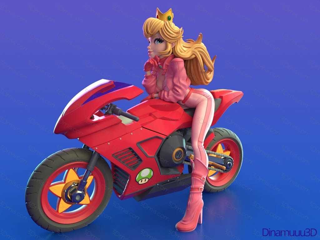 P站图纸印象馆 Dinamuuu 3D 超级马里奥 桃子公主 Dinamuuu 3D 超级马里奥 桃子公主