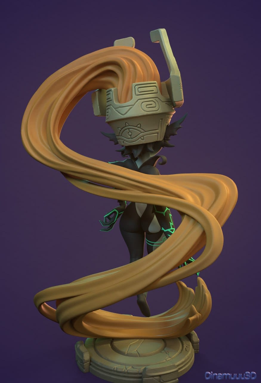 P站图纸印象馆 Dinamuuu 3D 塞尔达传说 米多娜的王冠 Dinamuuu 3D 塞尔达传说 米多娜的王冠