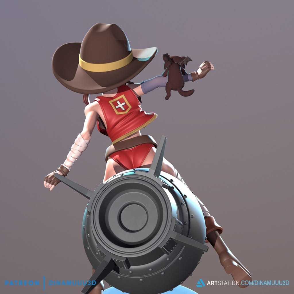 P站图纸印象馆 Dinamuuu 3D 为美好世界献上祝福 阿惠 Dinamuuu 3D 为美好世界献上祝福 阿惠