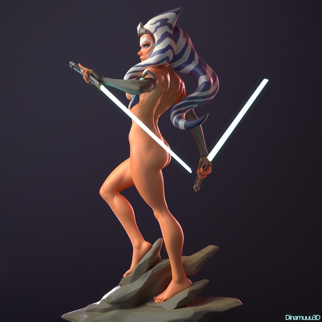 P站图纸印象馆 Dinamuuu 3D 星球大战 阿索卡·塔诺 Dinamuuu 3D 星球大战 阿索卡·塔诺