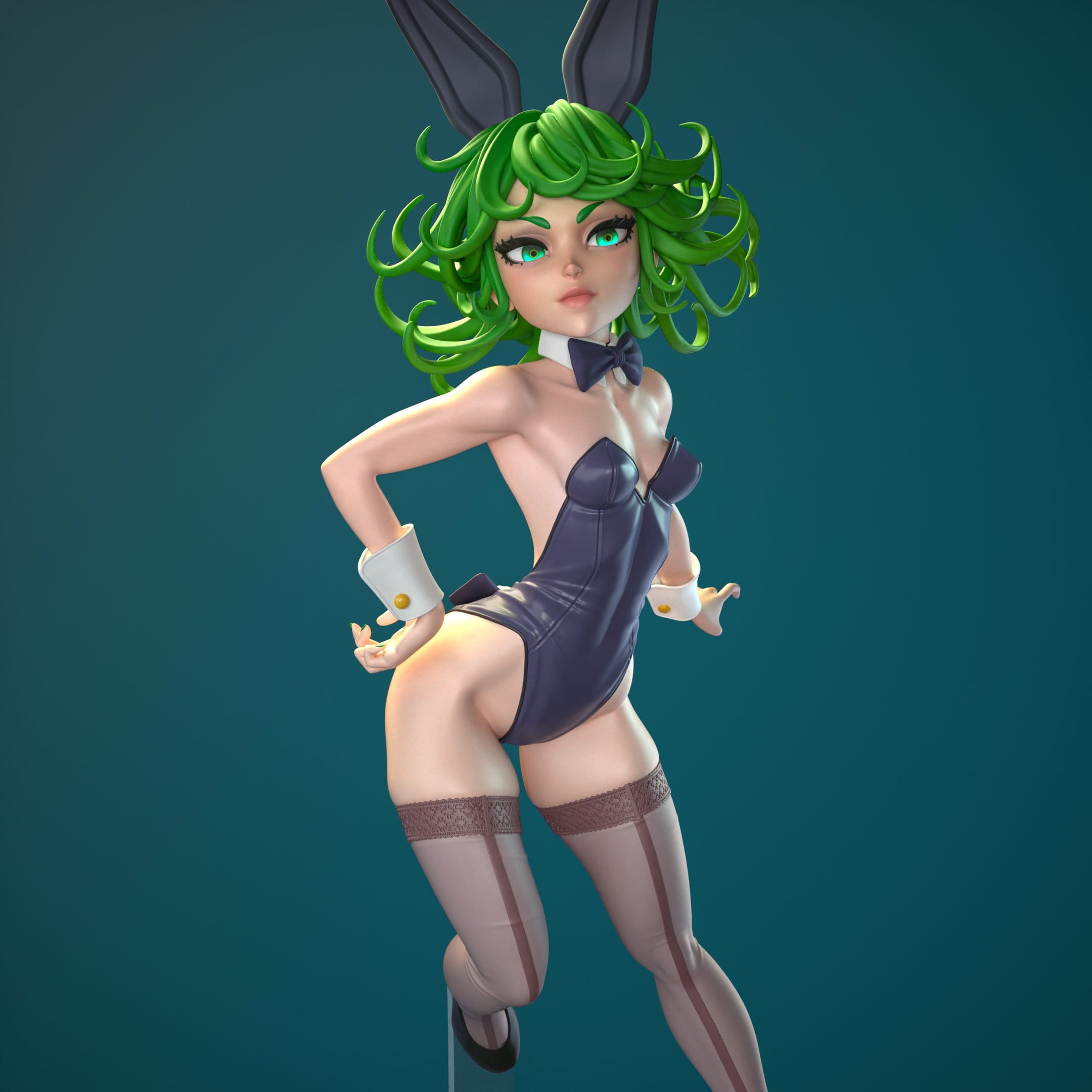 P站图纸印象馆 Dinamuuu 3D 一拳超人 战栗的龙卷 Dinamuuu 3D 一拳超人 战栗的龙卷