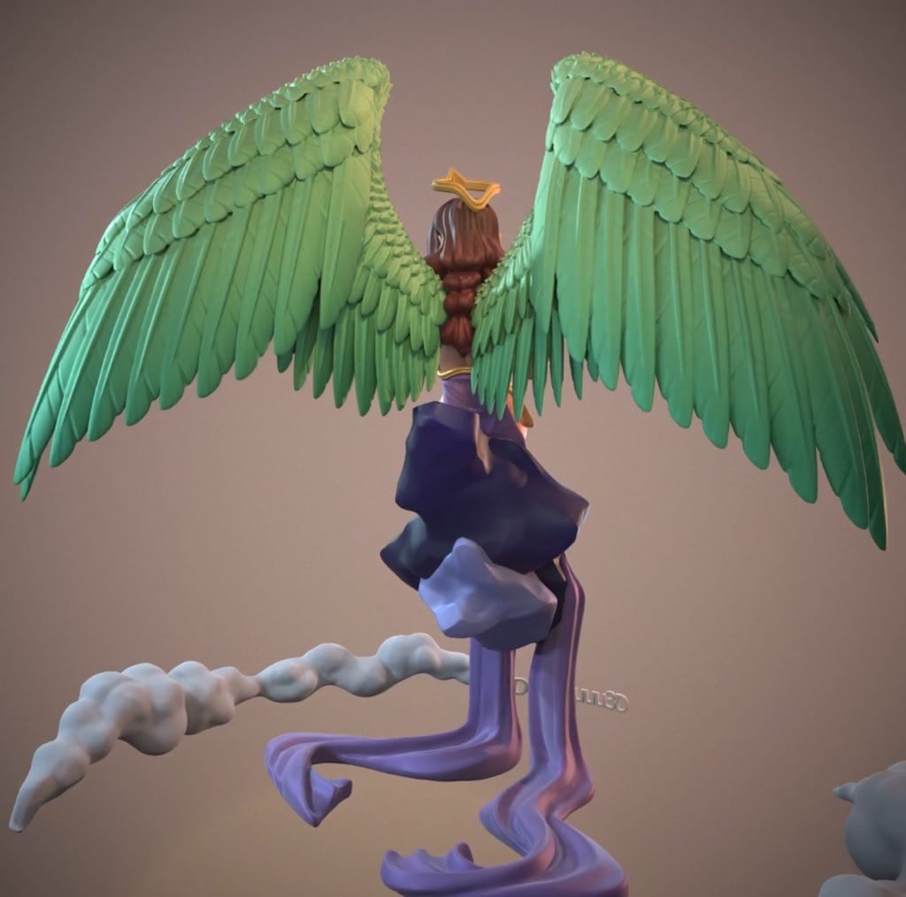 P站图纸印象馆 Dinamuuu 3D 天使迪娜玛 Dinamuuu 3D 天使迪娜玛