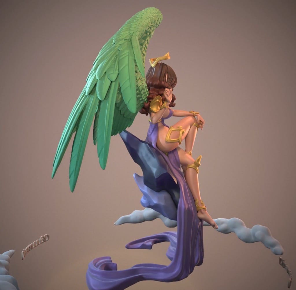 P站图纸印象馆 Dinamuuu 3D 天使迪娜玛 Dinamuuu 3D 天使迪娜玛