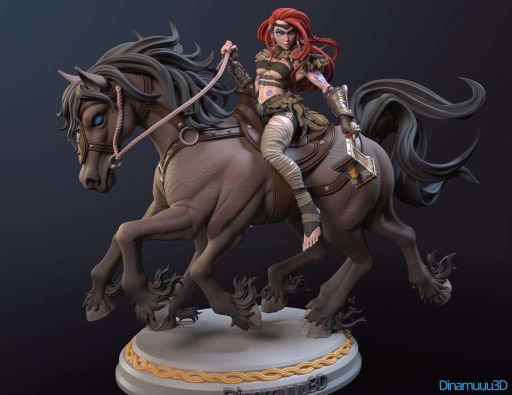 P站图纸印象馆 Dinamuuu 3D 权力的游戏 耶哥蕊特 Dinamuuu 3D 权力的游戏 耶哥蕊特