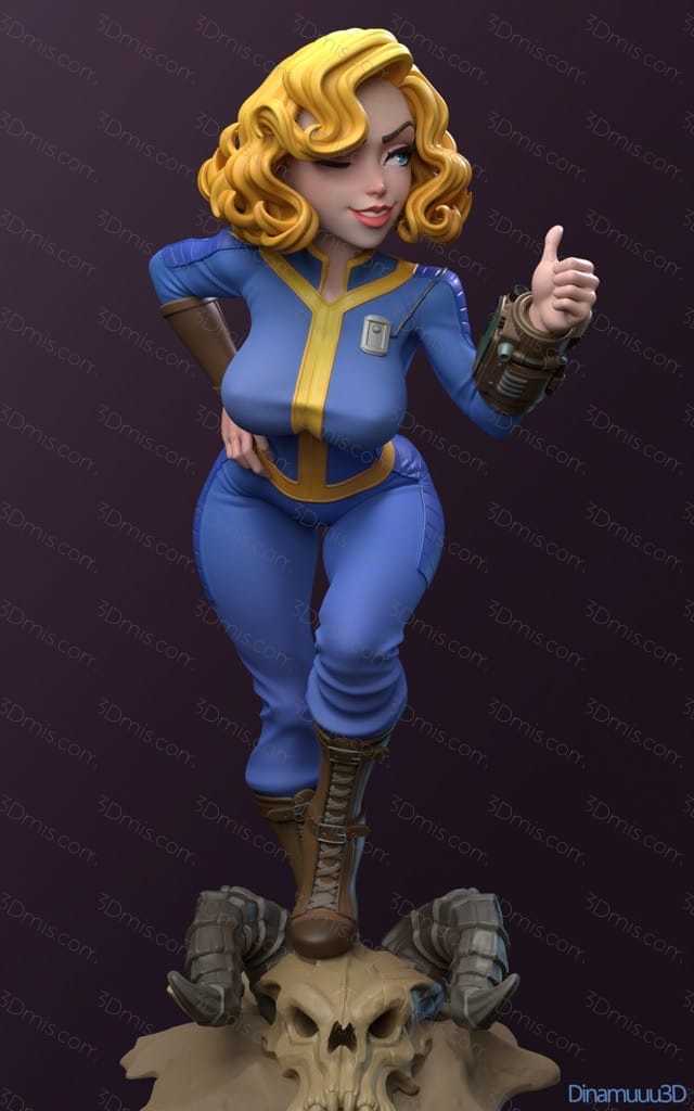 Dinamuuu 3D 辐射 Vault Girl