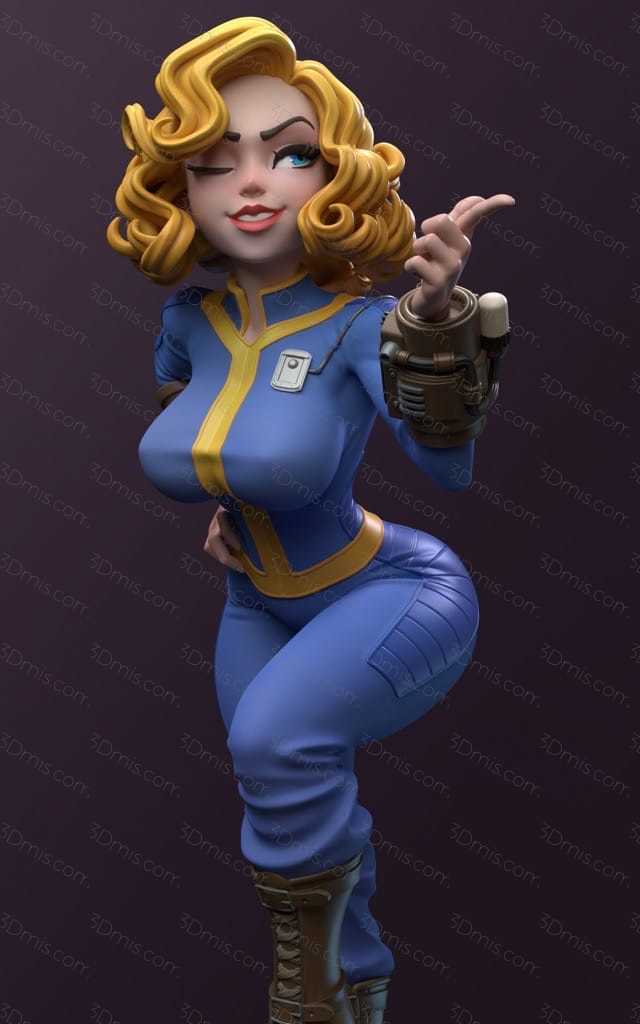 Dinamuuu 3D 辐射 Vault Girl