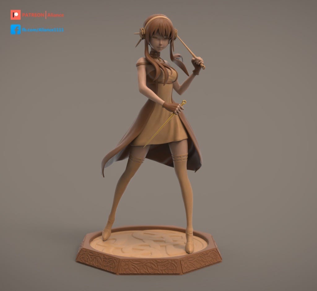 P站图纸印象馆 Dinamuuu 3D 间谍过家家 约尔·福杰 Dinamuuu 3D 间谍过家家 约尔·福杰