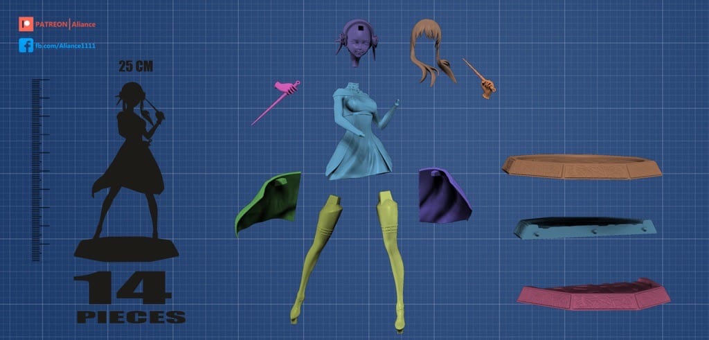 P站图纸印象馆 Dinamuuu 3D 间谍过家家 约尔·福杰 Dinamuuu 3D 间谍过家家 约尔·福杰