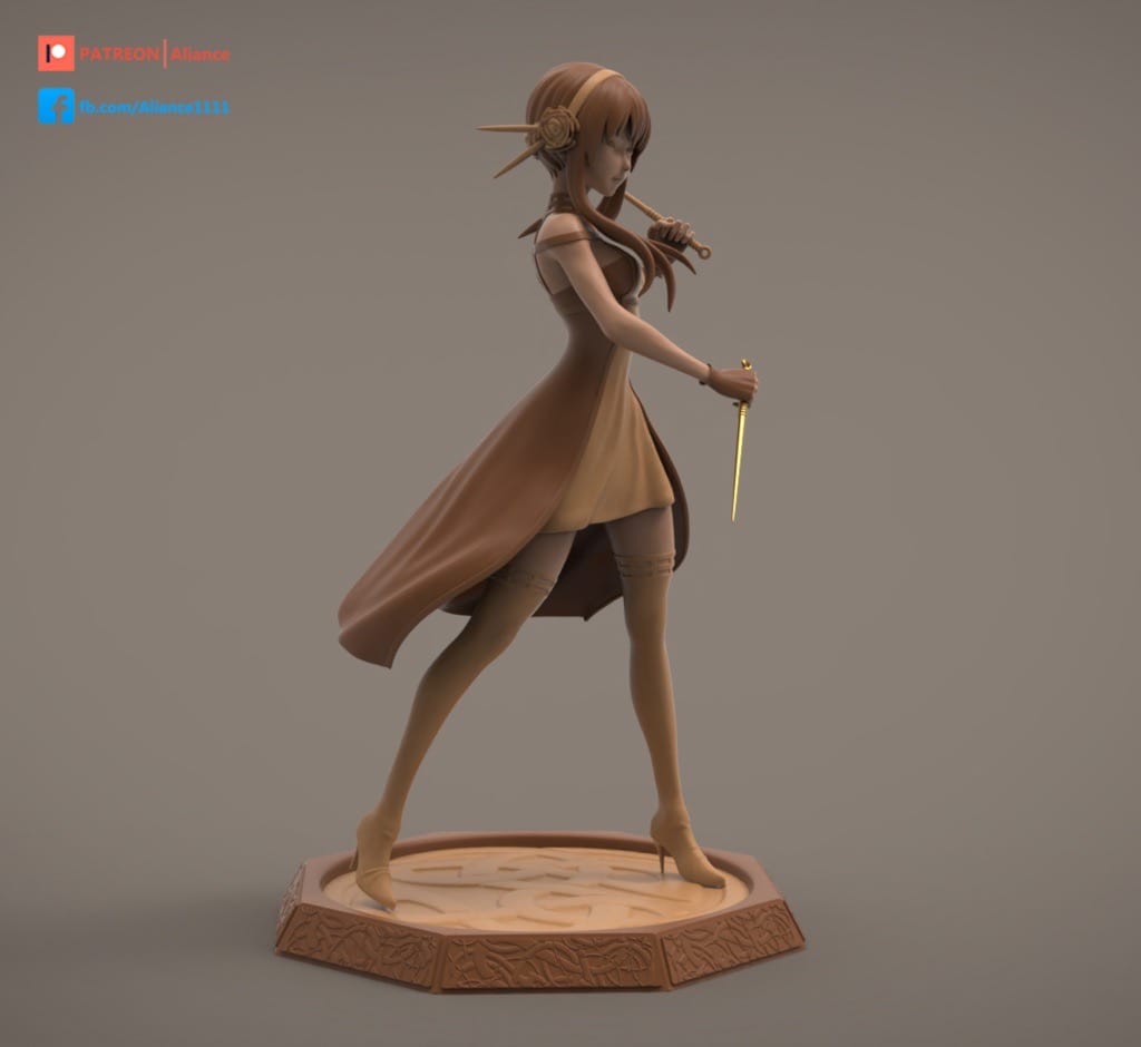 P站图纸印象馆 Dinamuuu 3D 间谍过家家 约尔·福杰 Dinamuuu 3D 间谍过家家 约尔·福杰