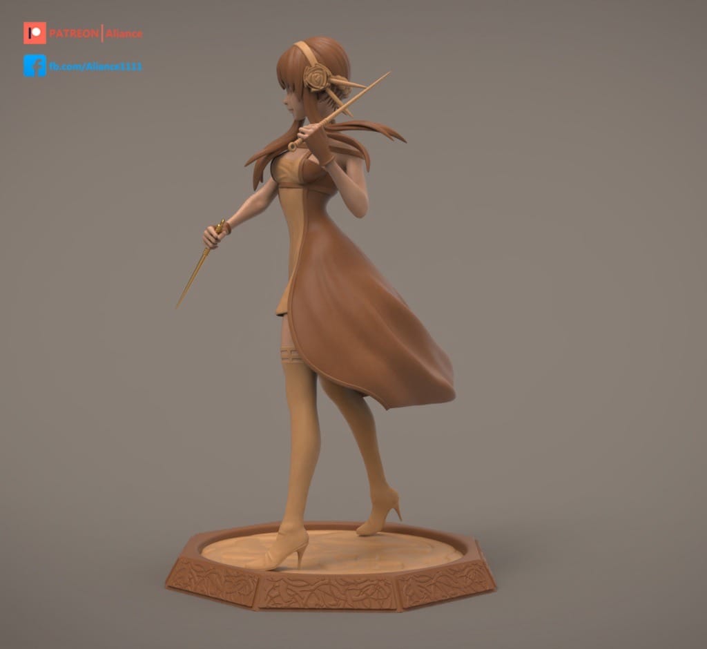 P站图纸印象馆 Dinamuuu 3D 间谍过家家 约尔·福杰 Dinamuuu 3D 间谍过家家 约尔·福杰