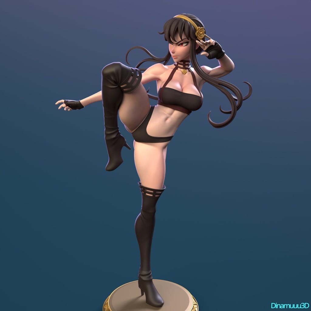 P站图纸印象馆 Dinamuuu 3D 间谍过家家 约尔·福杰 Dinamuuu 3D 间谍过家家 约尔·福杰