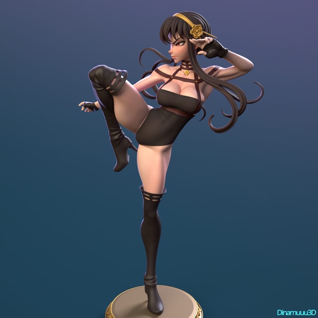 P站图纸印象馆 Dinamuuu 3D 间谍过家家 约尔·福杰 Dinamuuu 3D 间谍过家家 约尔·福杰