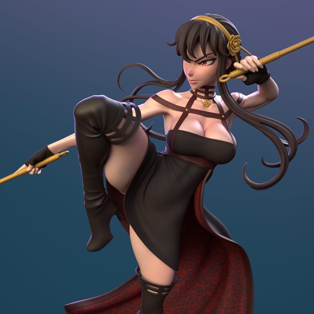 P站图纸印象馆 Dinamuuu 3D 间谍过家家 约尔·福杰 Dinamuuu 3D 间谍过家家 约尔·福杰