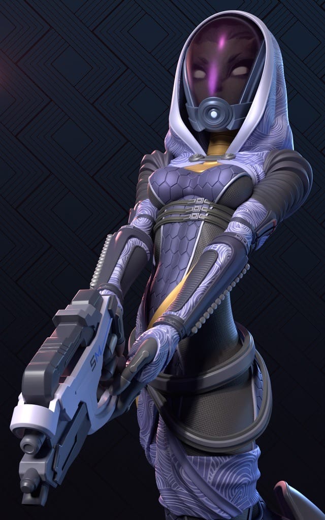 P站图纸印象馆 Dinamuuu 3D 质量效应 塔莉佐拉 Dinamuuu 3D 质量效应 塔莉佐拉