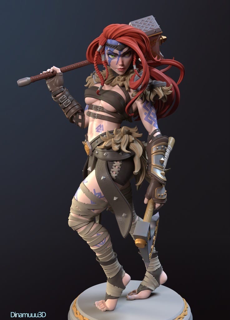 P站图纸印象馆 Dinamuuu 3D 权力的游戏 耶哥蕊特 Dinamuuu 3D 权力的游戏 耶哥蕊特