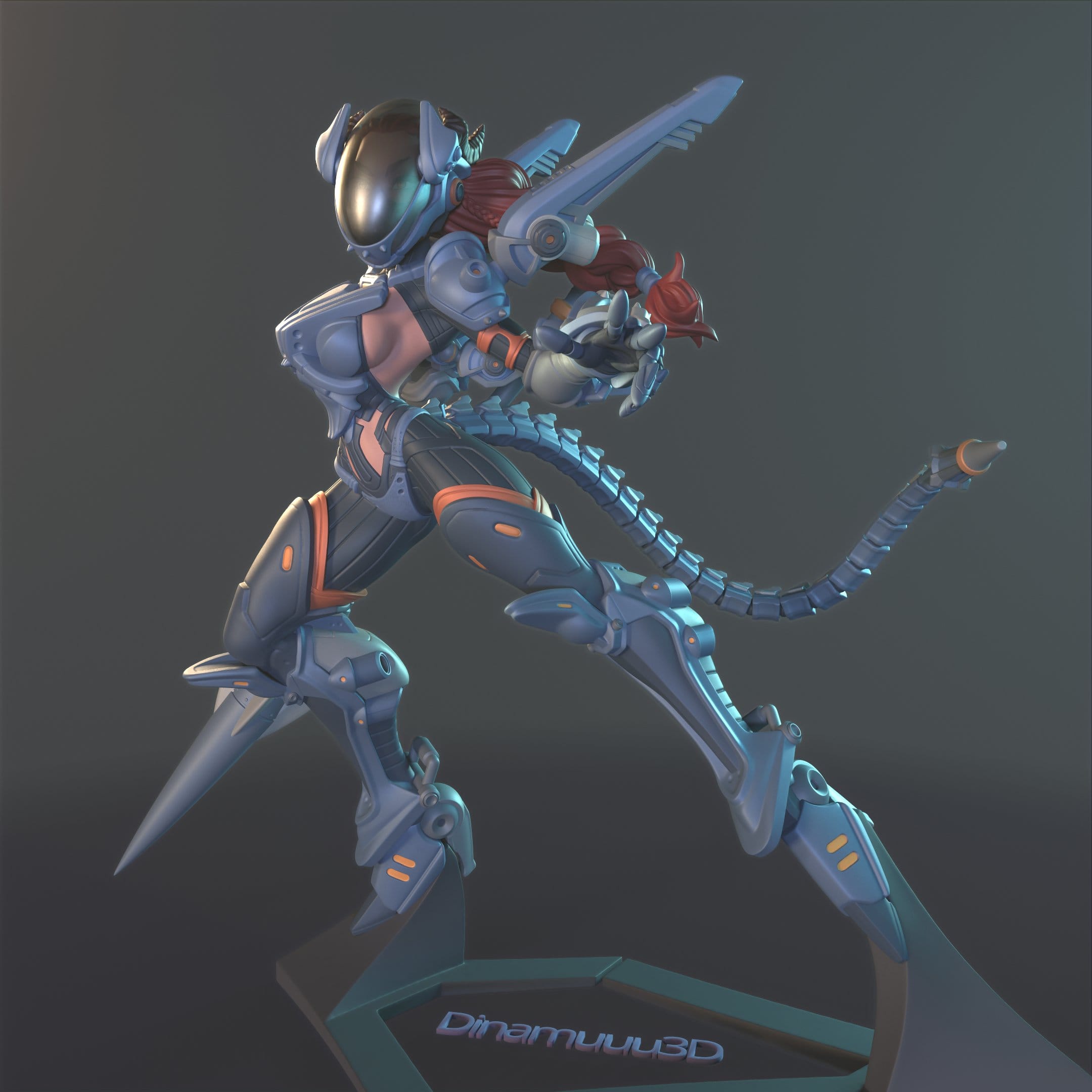 P站图纸印象馆 Dinamuuu 3D 机甲骑士 Dinamuuu 3D 机甲骑士