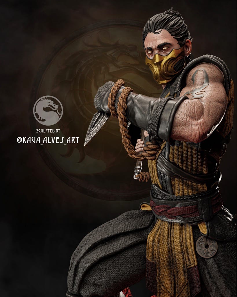 P站图纸印象馆 ZEZ STUDIOS 真人快打 蝎子 ZEZ STUDIOS 真人快打 蝎子