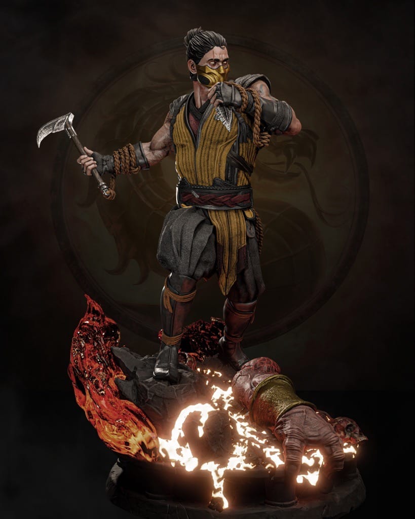 P站图纸印象馆 ZEZ STUDIOS 真人快打 蝎子 ZEZ STUDIOS 真人快打 蝎子