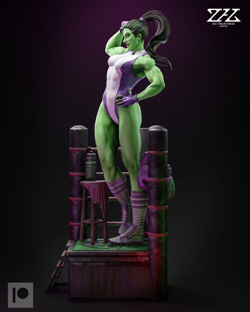 P站图纸印象馆 ZEZ STUDIOS 漫威 复联 女浩克 ZEZ STUDIOS 漫威 复联 女浩克