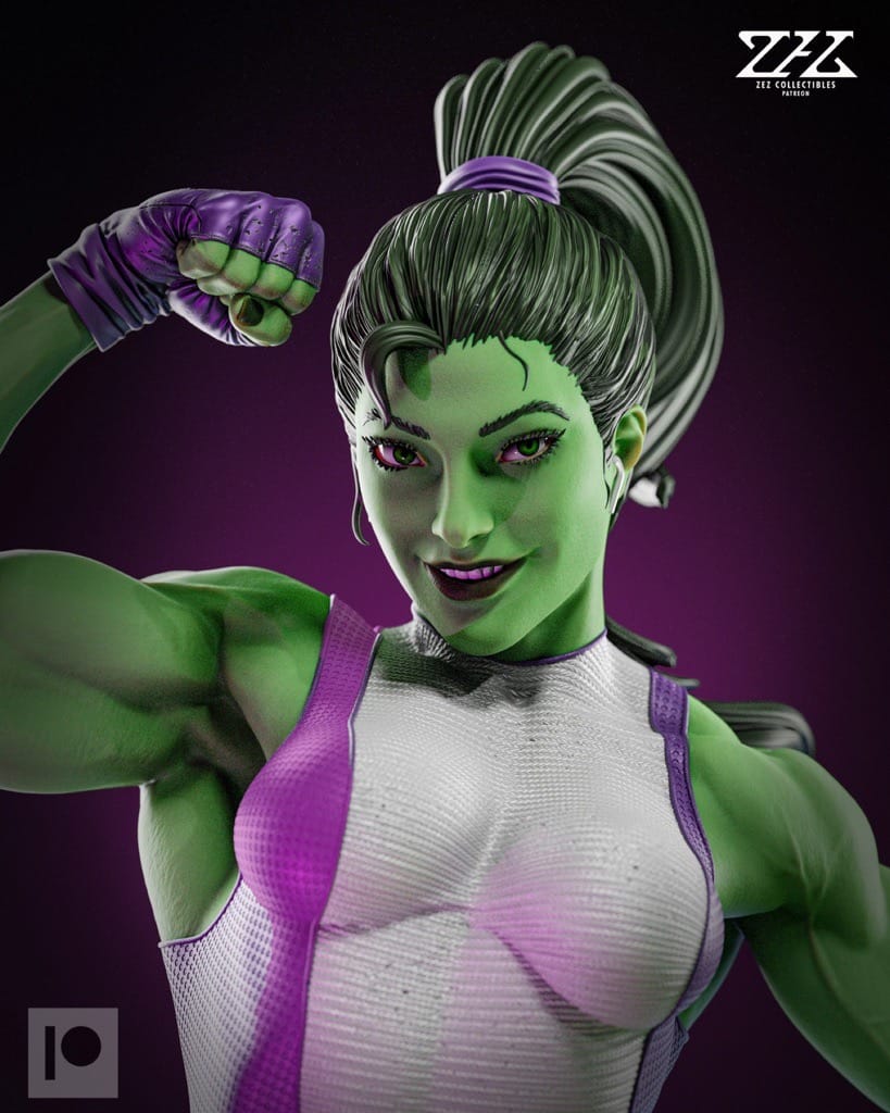 P站图纸印象馆 ZEZ STUDIOS 漫威 复联 女浩克 ZEZ STUDIOS 漫威 复联 女浩克