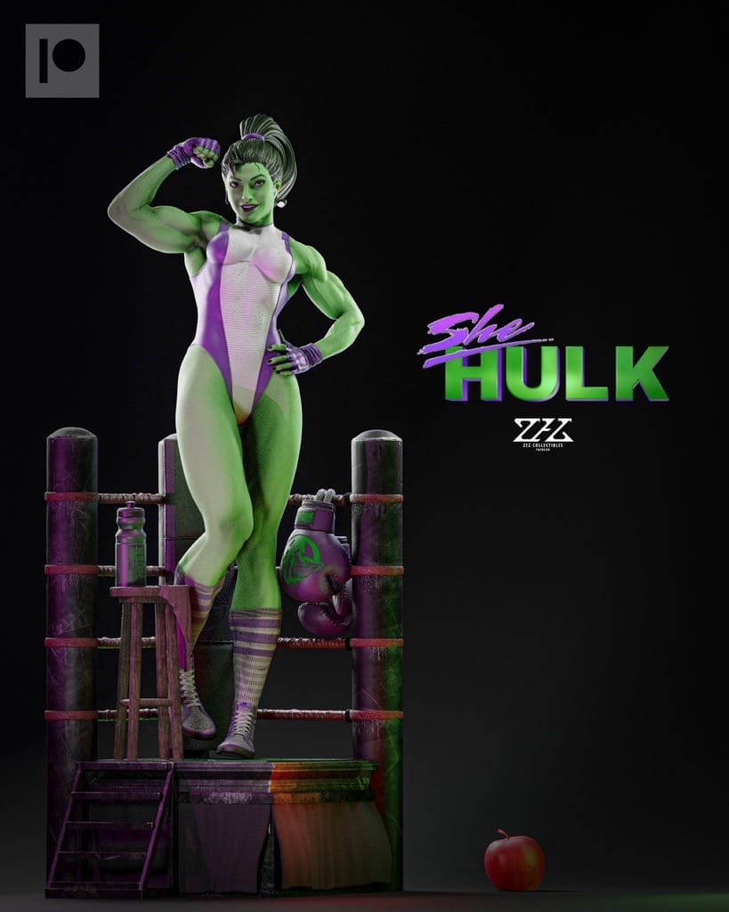 P站图纸印象馆 ZEZ STUDIOS 漫威 复联 女浩克 ZEZ STUDIOS 漫威 复联 女浩克