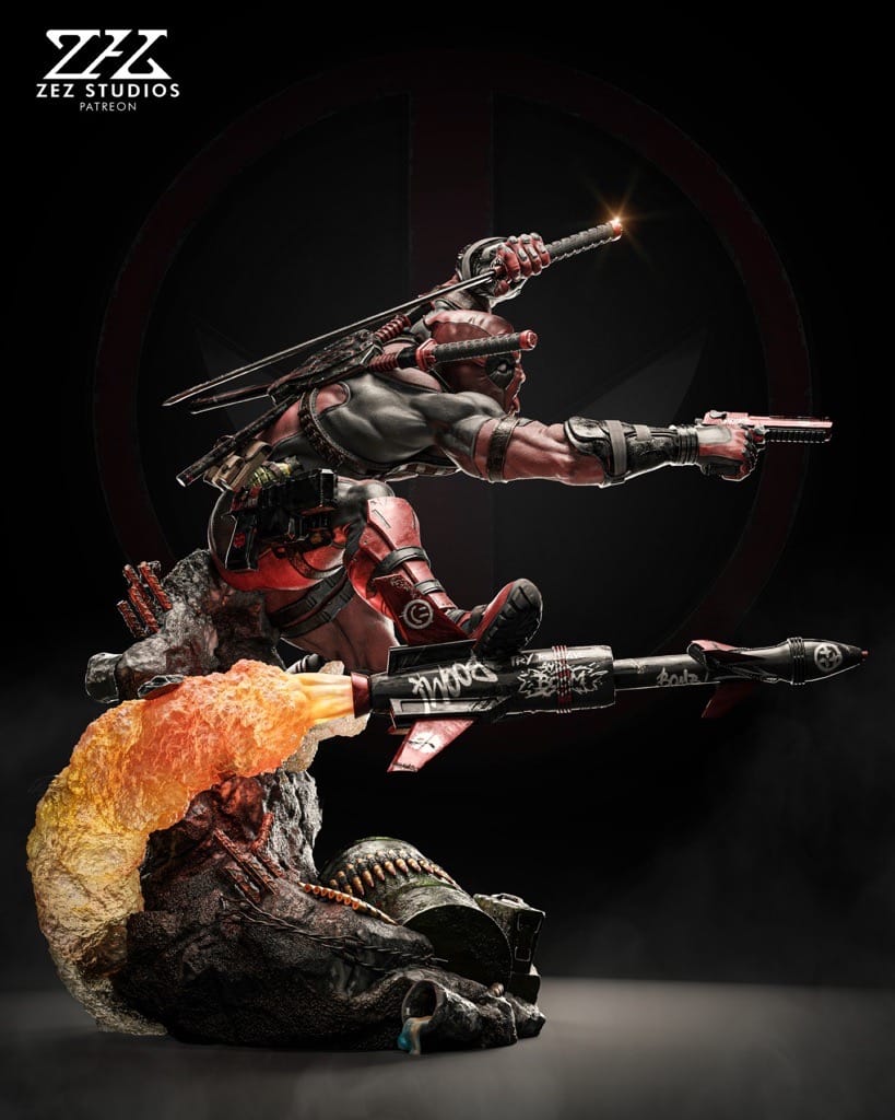 P站图纸印象馆 ZEZ STUDIOS 漫威 死侍 ZEZ STUDIOS 漫威 死侍