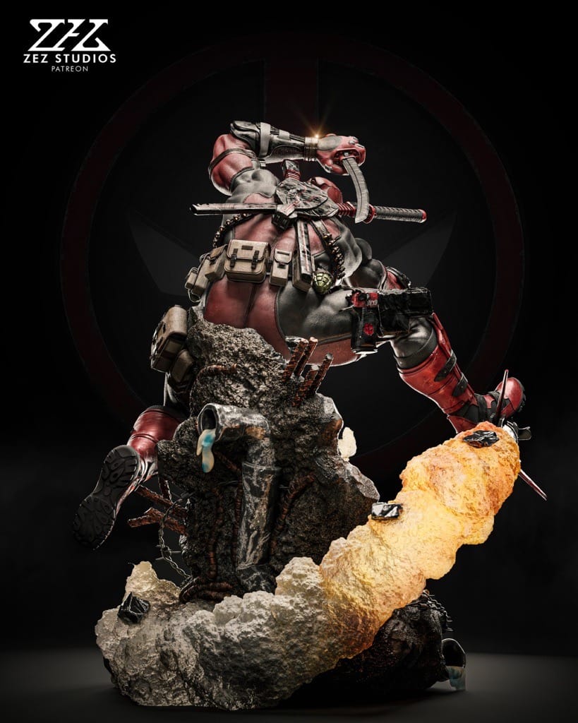 P站图纸印象馆 ZEZ STUDIOS 漫威 死侍 ZEZ STUDIOS 漫威 死侍