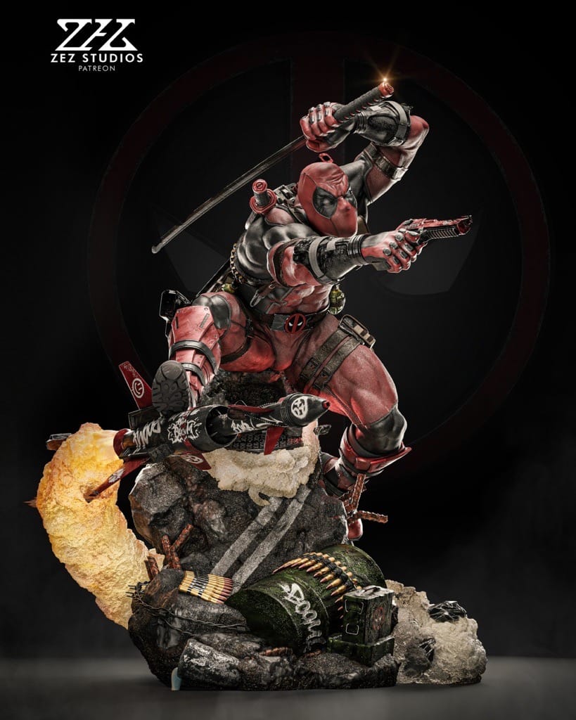 P站图纸印象馆 ZEZ STUDIOS 漫威 死侍 ZEZ STUDIOS 漫威 死侍