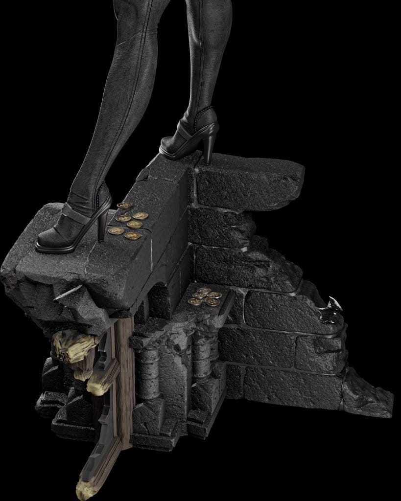 P站图纸印象馆 ZEZ STUDIOS DC漫画 蝙蝠侠 猫女 ZEZ STUDIOS DC漫画 蝙蝠侠 猫女