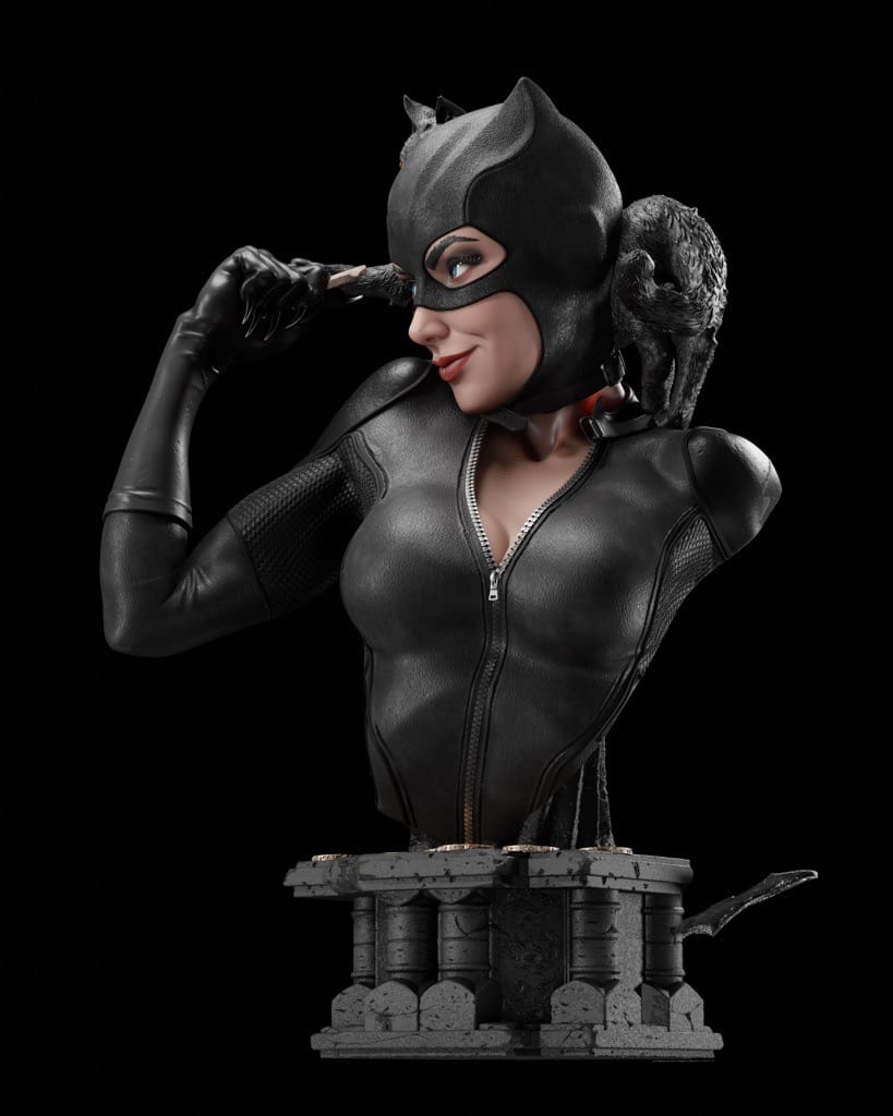 P站图纸印象馆 ZEZ STUDIOS DC漫画 蝙蝠侠 猫女 ZEZ STUDIOS DC漫画 蝙蝠侠 猫女