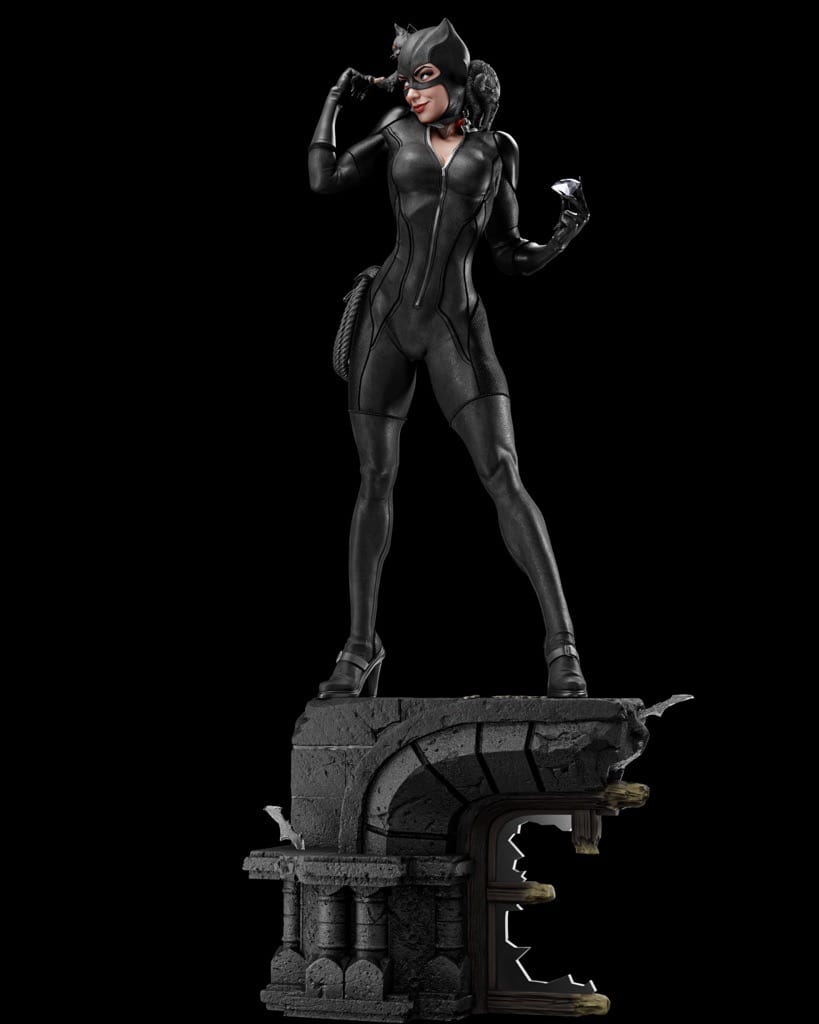 P站图纸印象馆 ZEZ STUDIOS DC漫画 蝙蝠侠 猫女 ZEZ STUDIOS DC漫画 蝙蝠侠 猫女