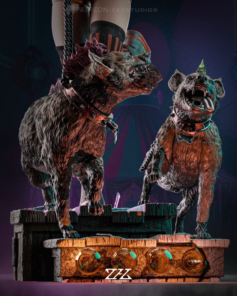 P站图纸印象馆 ZEZ STUDIOS DC漫画 蝙蝠侠 小丑女和鬣狗 ZEZ STUDIOS DC漫画 蝙蝠侠 小丑女和鬣狗