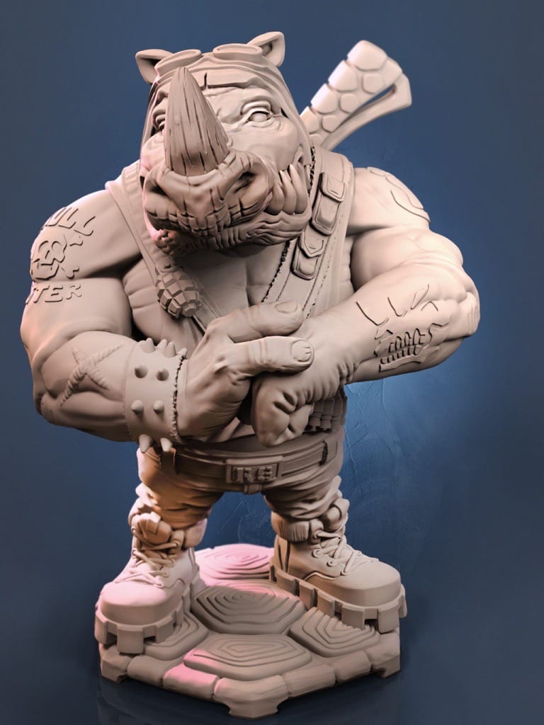 P站图纸印象馆 Dragun Studios 忍者神龟 犀牛人 Dragun Studios 忍者神龟 犀牛人