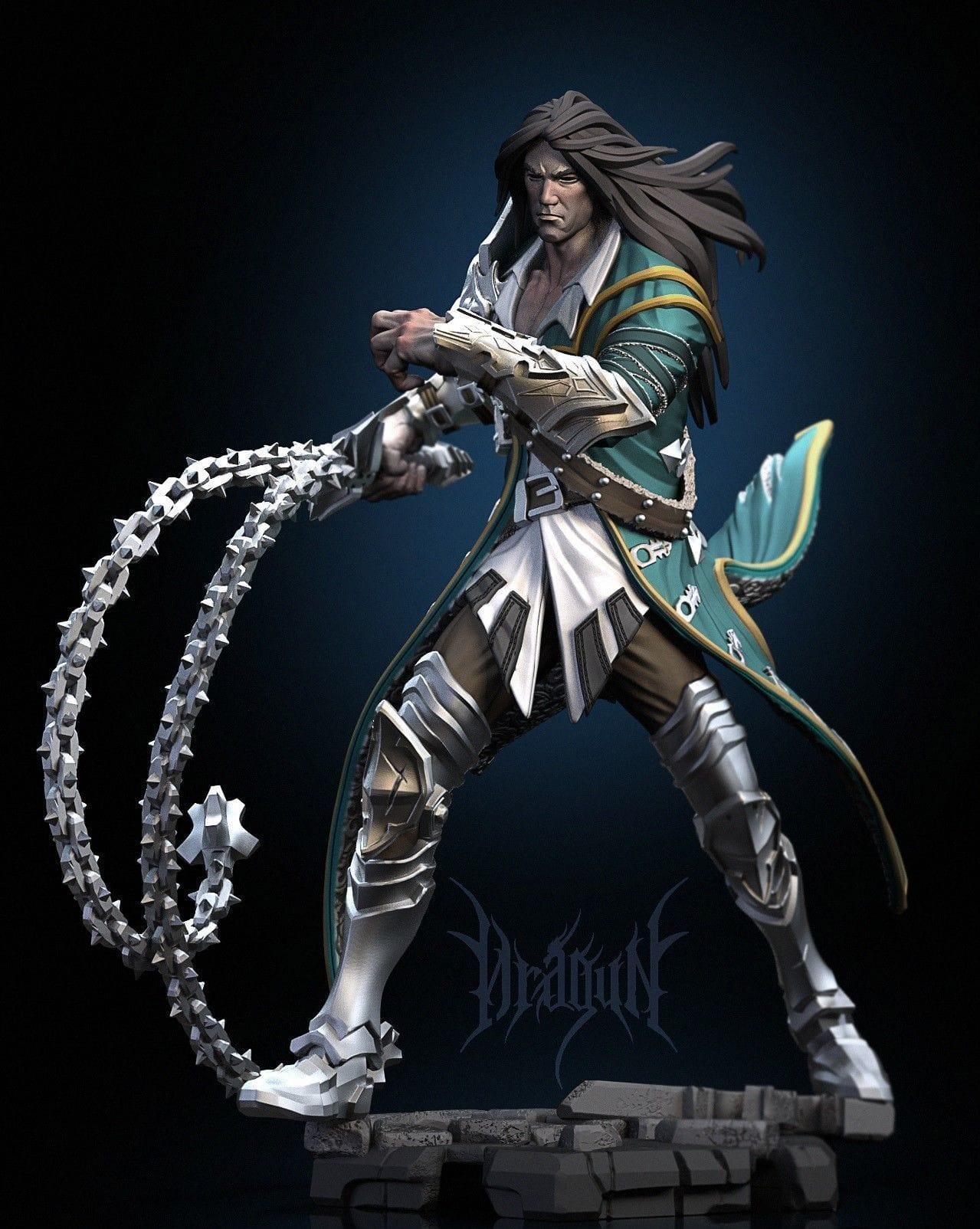 P站图纸印象馆 Dragun Studios 恶魔城 吸血鬼猎人 特莱弗·贝尔蒙特 Dragun Studios 恶魔城 吸血鬼猎人 特莱弗·贝尔蒙特