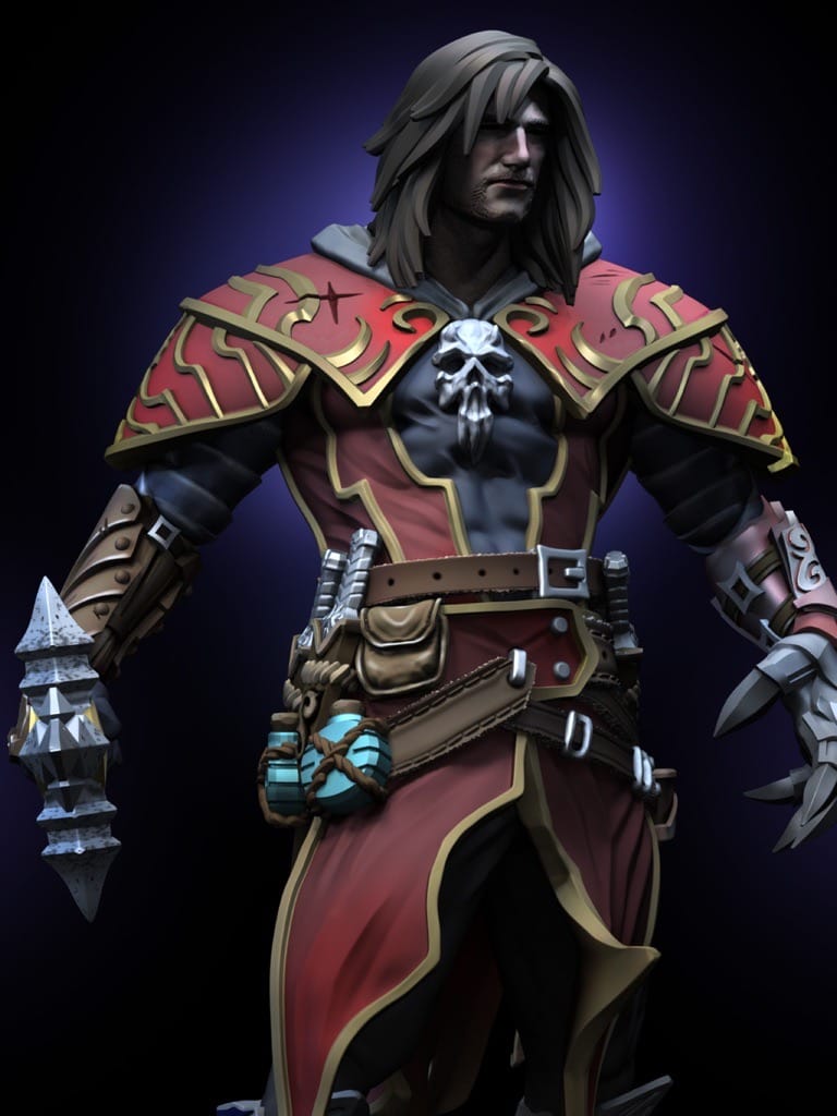 P站图纸印象馆 Dragun Studios 恶魔城 暗影之王 加百列·贝尔蒙特 Dragun Studios 恶魔城 暗影之王 加百列·贝尔蒙特