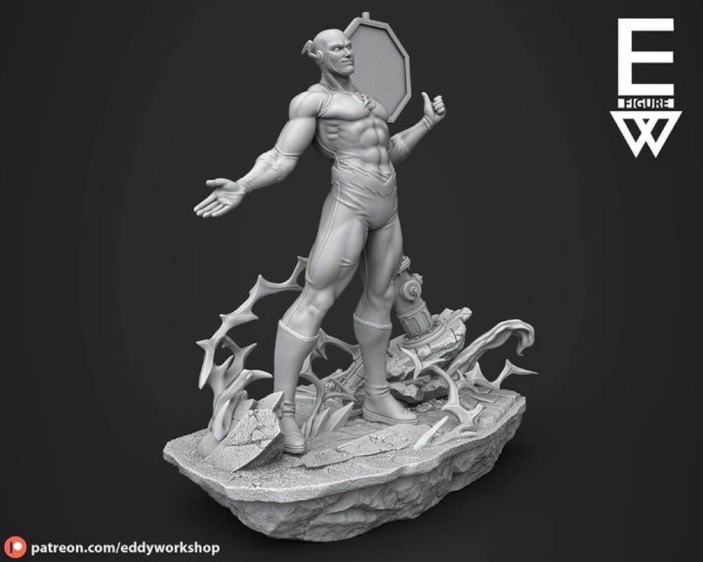 P站图纸印象馆 Eddy Workshop DC漫画 闪电侠 Eddy Workshop DC漫画 闪电侠