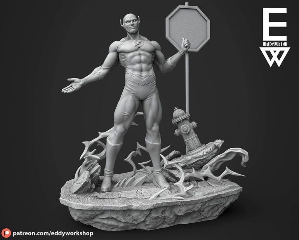 P站图纸印象馆 Eddy Workshop DC漫画 闪电侠 Eddy Workshop DC漫画 闪电侠