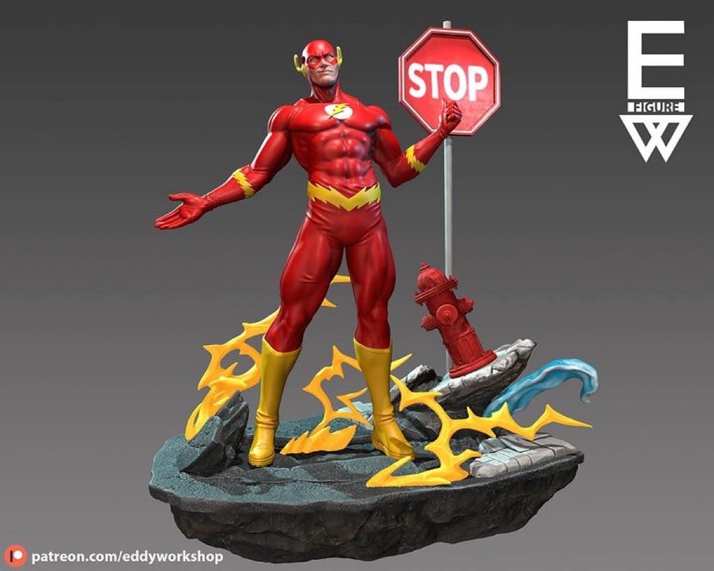 P站图纸印象馆 Eddy Workshop DC漫画 闪电侠 Eddy Workshop DC漫画 闪电侠