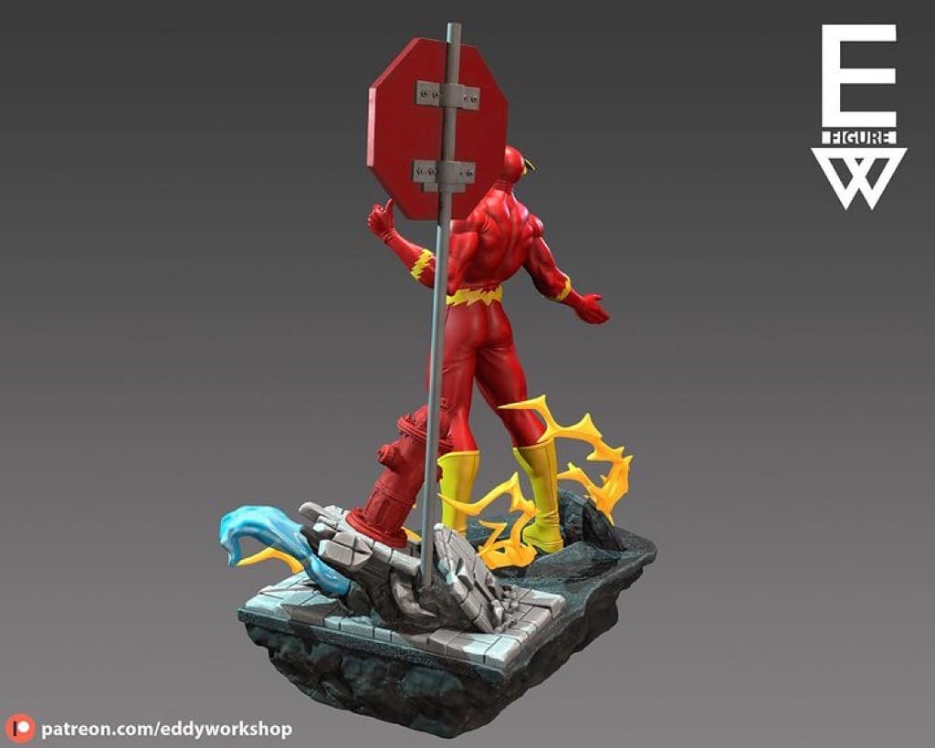 P站图纸印象馆 Eddy Workshop DC漫画 闪电侠 Eddy Workshop DC漫画 闪电侠