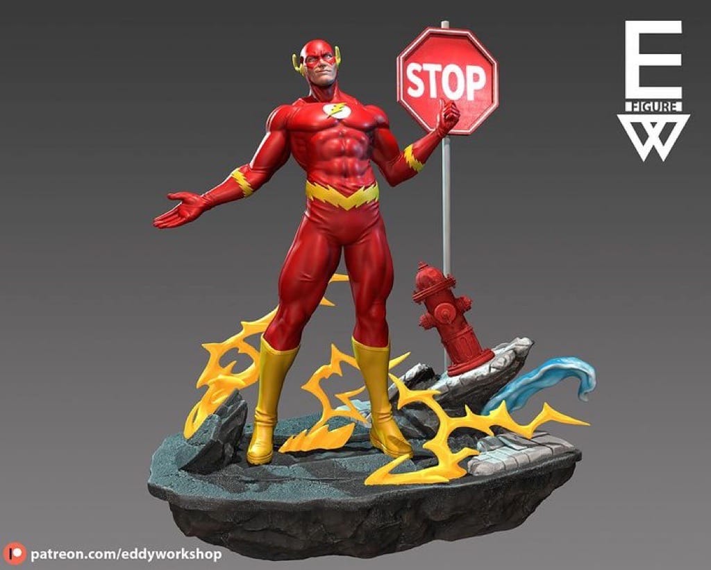 P站图纸印象馆 Eddy Workshop DC漫画 闪电侠 Eddy Workshop DC漫画 闪电侠