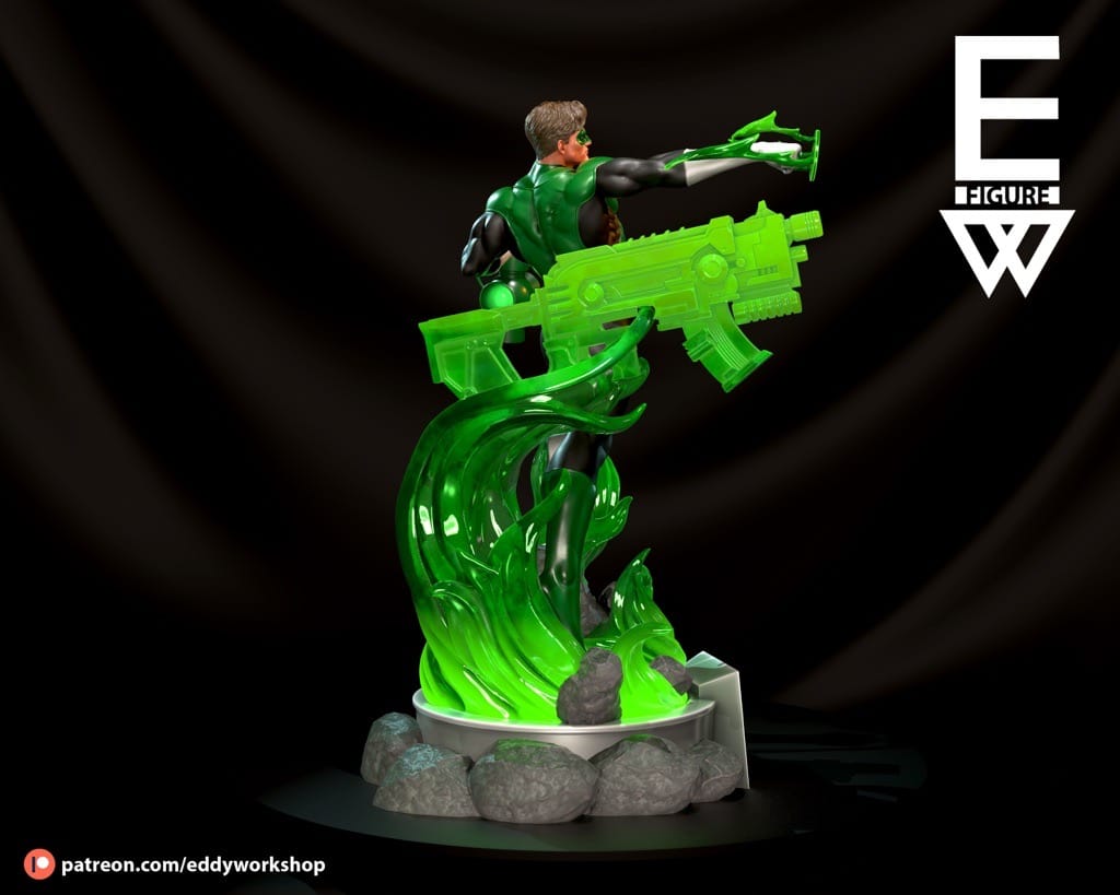 P站图纸印象馆 Eddy Workshop DC漫画 绿灯侠 Eddy Workshop DC漫画 绿灯侠