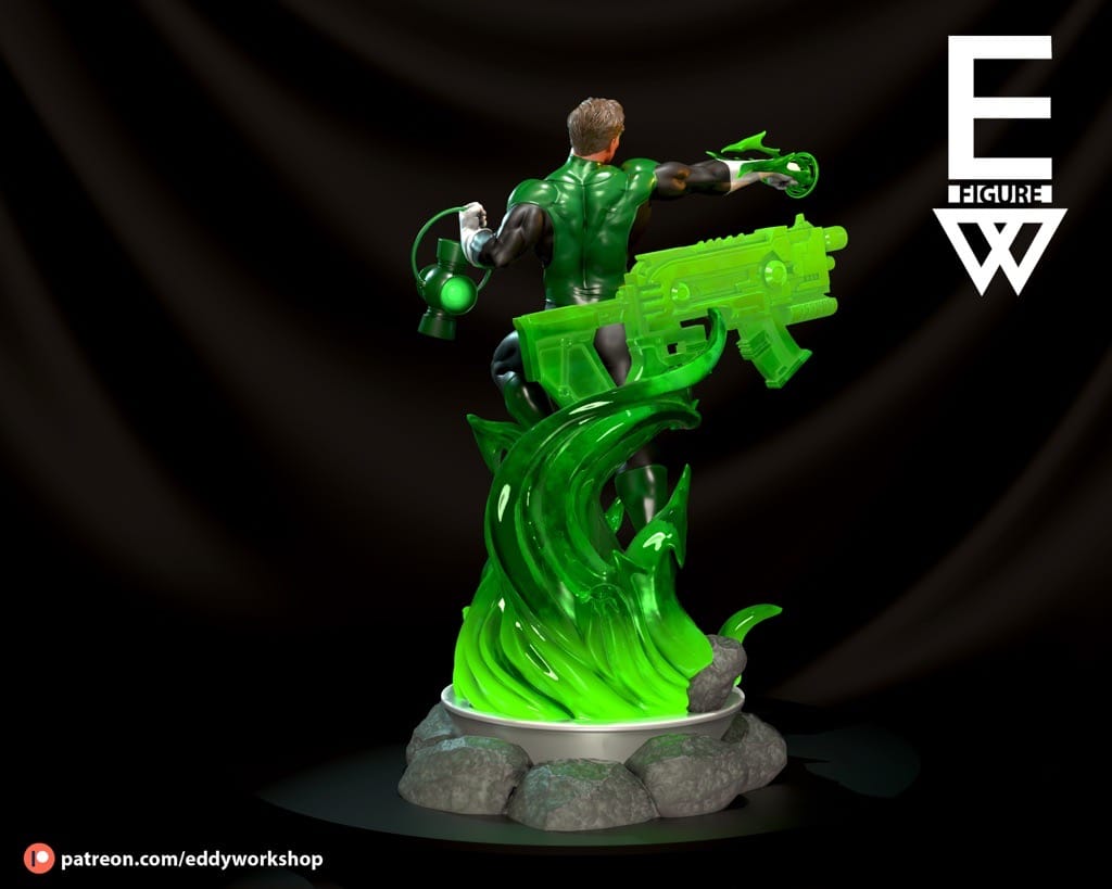 P站图纸印象馆 Eddy Workshop DC漫画 绿灯侠 Eddy Workshop DC漫画 绿灯侠