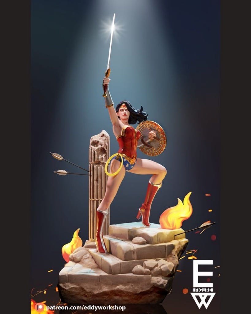 P站图纸印象馆 Eddy Workshop DC漫画 神奇女侠 Eddy Workshop DC漫画 神奇女侠