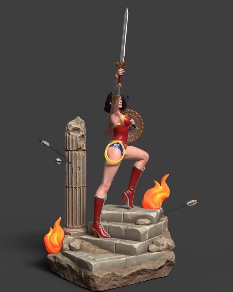 P站图纸印象馆 Eddy Workshop DC漫画 神奇女侠 Eddy Workshop DC漫画 神奇女侠