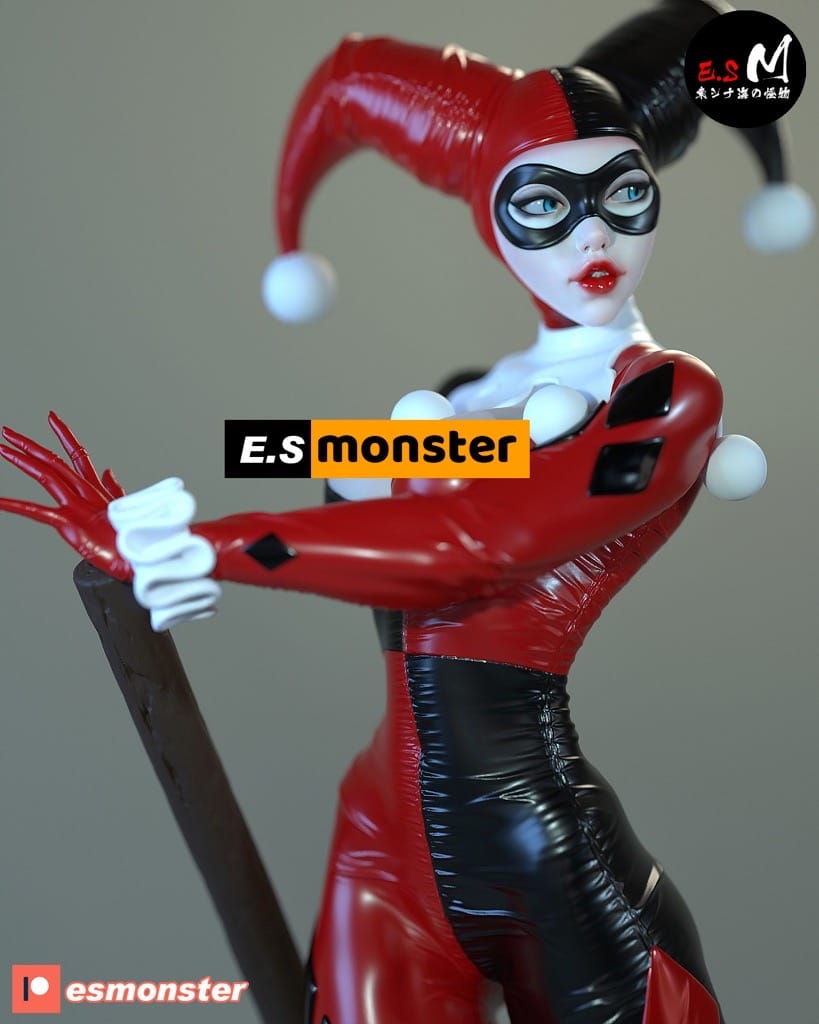 P站图纸印象馆 ESMonster DC漫画 蝙蝠侠 小丑女 哈莉·奎茵 ESMonster DC漫画 蝙蝠侠 小丑女 哈莉·奎茵